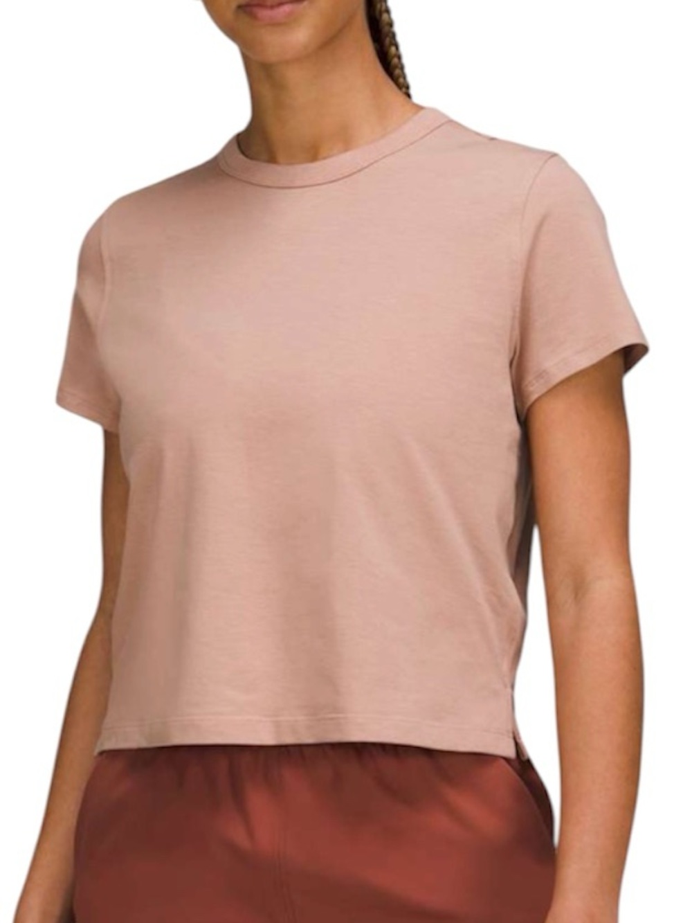 Lululemon Classic Fit Cotton-Blend T-Shirt
Pink Clay size 6